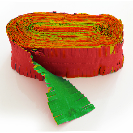 Feestbazaar Crepe Slinger Rood/Geel/Groen (24m)