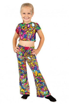 Feestbazaar Crop Top Colorful Dream Kind