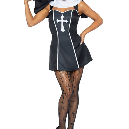 Feestbazaar Cross Netpanty Naughty Nun