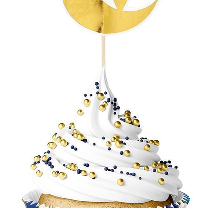 Feestbazaar Cupcake Deco Set Eid Mubarak (20st)