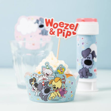 Feestbazaar Cupcake Decoratie Set Woezel En Pip (6st)