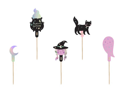 Feestbazaar Cupcake Toppers Halloween (5st)