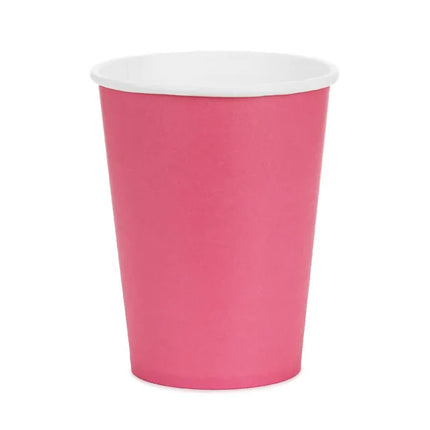 Feestbazaar Cups Dark Pink 250ml (6st)