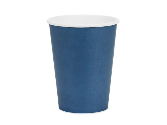 Feestbazaar Cups Donkerblauw 250ml (6st)