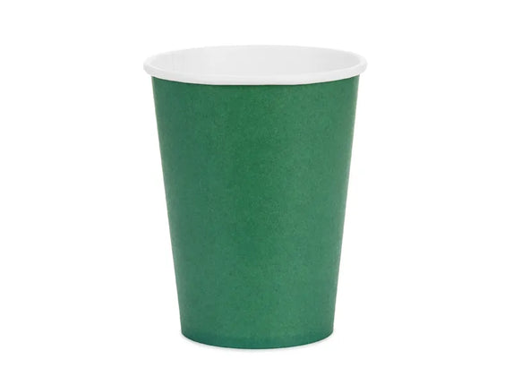 Feestbazaar Cups Donkergroen 250ml (6st)