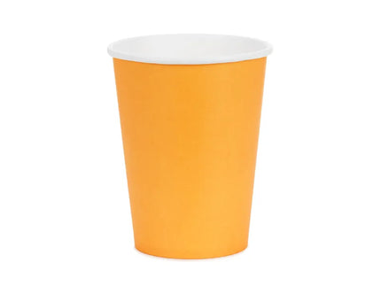 Feestbazaar Cups Licht Oranje 250ml (6st)