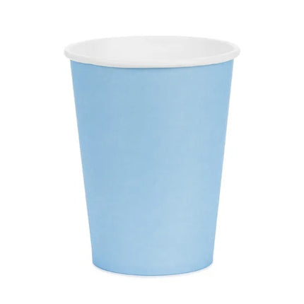 Feestbazaar Cups Lichtblauw 250ml (6st)