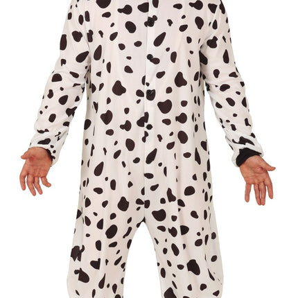 Feestbazaar Dalmatier Jumpsuit Volwassenen