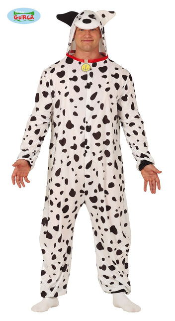 Feestbazaar Dalmatier Jumpsuit Volwassenen