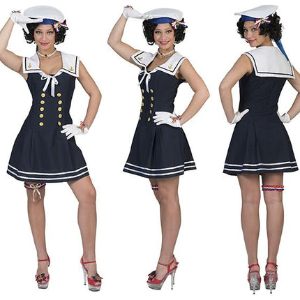 Feestbazaar Dames matrozen pakje