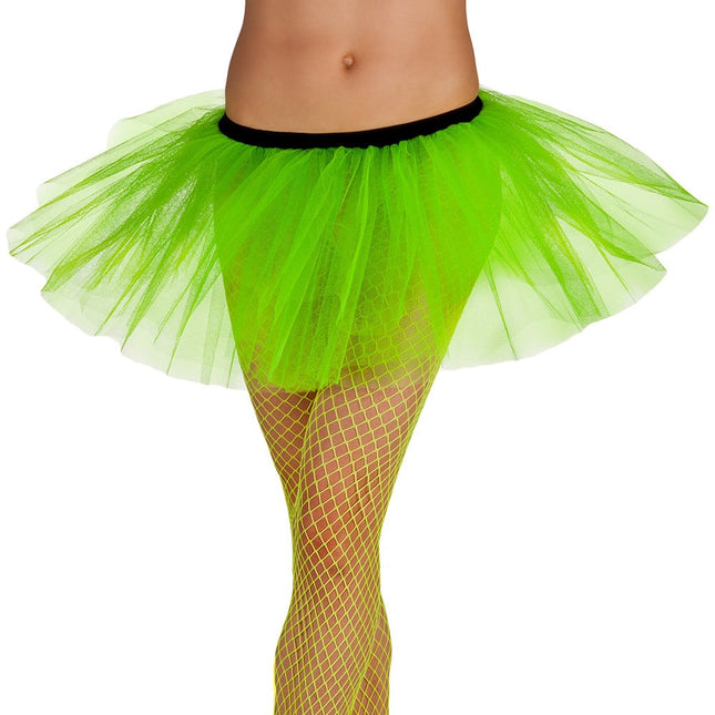 Feestbazaar Dames Party Tutu Neon Groen