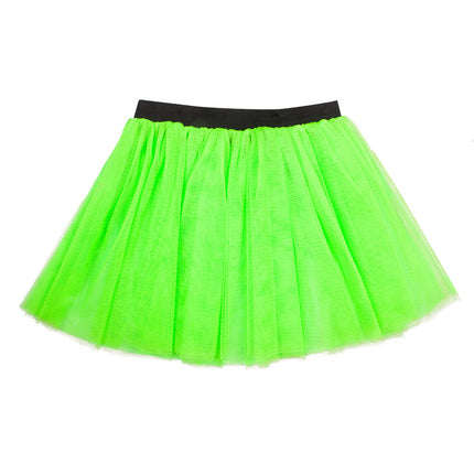 Feestbazaar Dames Party Tutu Neon Groen