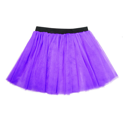 Feestbazaar Dames Party Tutu Paars