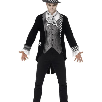 Feestbazaar Dark Hatter Halloween Heren Kostuum