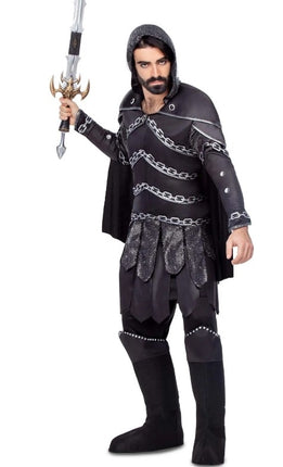 Feestbazaar Dark Lord Warrior Heren Kostuum