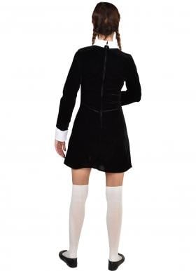 Feestbazaar Darkness Schoolgirl Jurk Dames