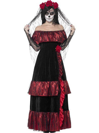 Feestbazaar Day Of The Dead Bruid Vrouw Kostuum