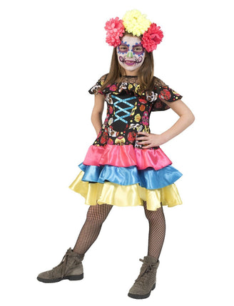 Feestbazaar Day of the Dead Muerto jurkje meisjes