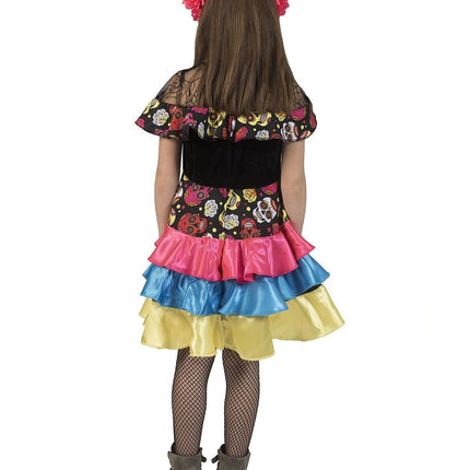 Feestbazaar Day of the Dead Muerto jurkje meisjes