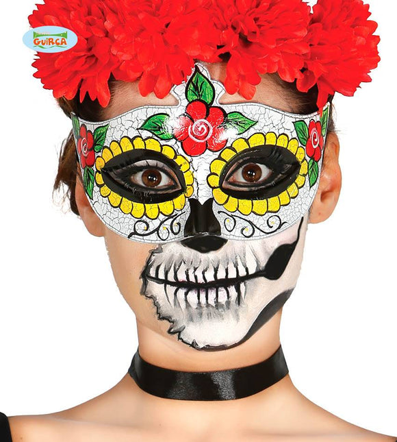 Feestbazaar Day Of The Dead Oogmasker Trix
