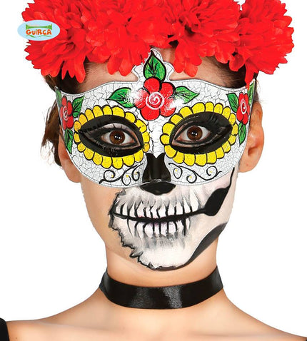 Feestbazaar Day Of The Dead Oogmasker Trix
