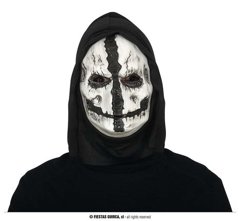 Feestbazaar Dead Skelet Masker Met Capuchon
