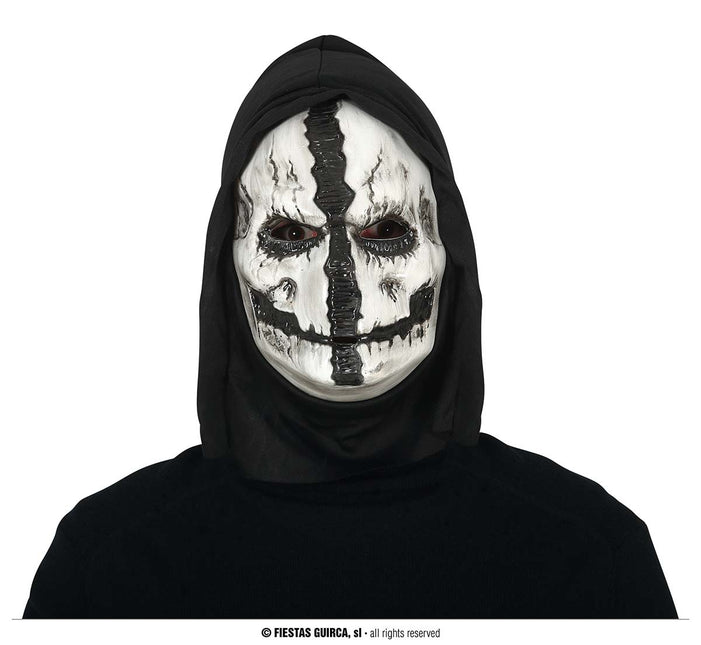 Feestbazaar Dead Skelet Masker Met Capuchon