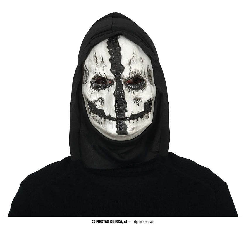 Feestbazaar Dead Skelet Masker Met Capuchon