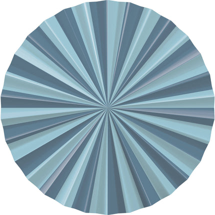 Feestbazaar Deco Waaier Set Bold Blue (3st)