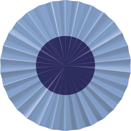Feestbazaar Deco Waaier Set Bold Blue (3st)