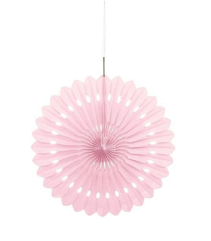 Feestbazaar Deco Waaier Zachtroze (40cm)