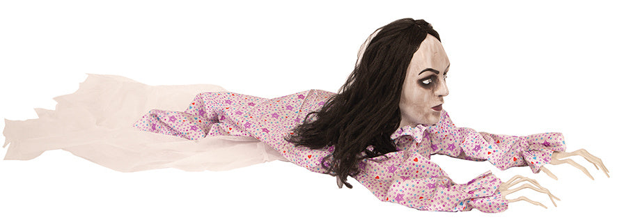 Feestbazaar Deco Zombie Vrouw kruipend