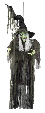 Feestbazaar Decoratie Evil witch (190 cm)