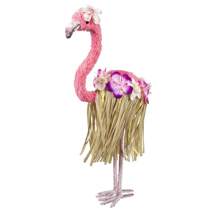 Feestbazaar Decoratie Flamingo Met Rokje (35x16 cm)