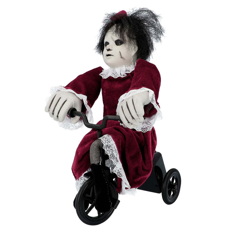 Feestbazaar Decoratie Griezel Angry Mathilde op fiets