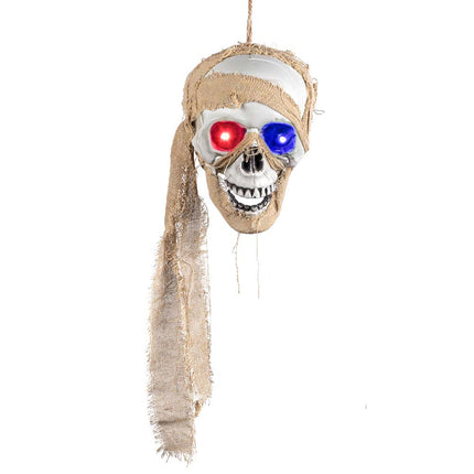 Feestbazaar Decoratie Screwy skull (53 cm)
