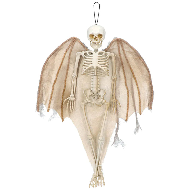 Feestbazaar Decoratie Skelet Engel (40cm)