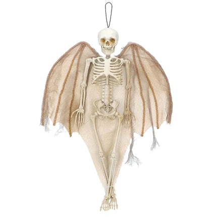 Feestbazaar Decoratie Skelet Engel (40cm)