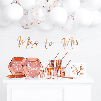 Feestbazaar Decoratieset Vrijgezellenfeest Rosé Goud