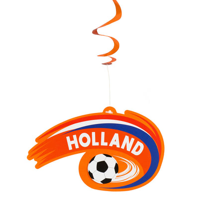 Feestbazaar Decoratieswirls Oranje Holland (2st)