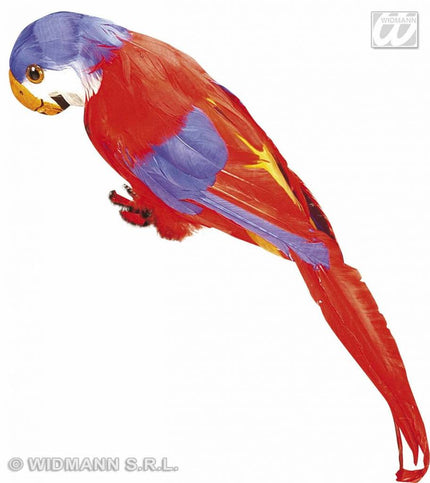 Feestbazaar Decoratieve Papegaai rood