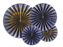 Feestbazaar Decoratieve Rozetten Blauw/Goud