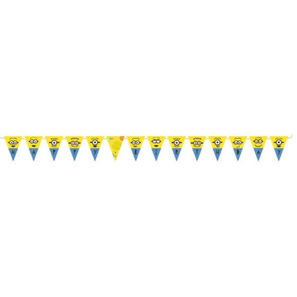 Feestbazaar Despicable Me  Minions Vlaggenlijn Happy Birthday (3,3m)