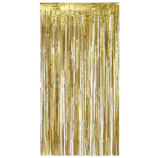 Feestbazaar Deur deco gordijn goud