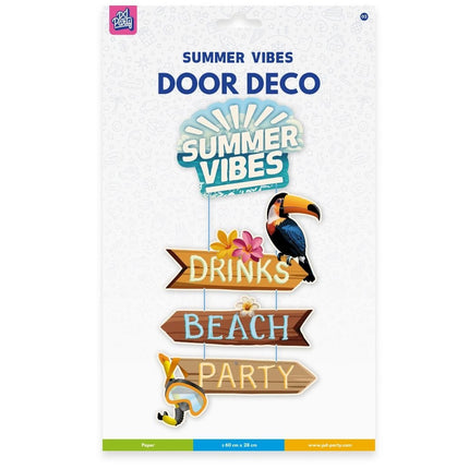 Feestbazaar Deur Deco Summer vibes Hawaii Party