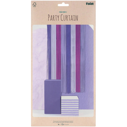 Feestbazaar Deur Gordijn Posh Purple