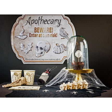 Feestbazaar Deurbord Creepy Curiosities (40x50cm)