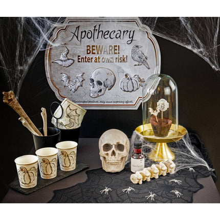 Feestbazaar Deurbord Creepy Curiosities (40x50cm)