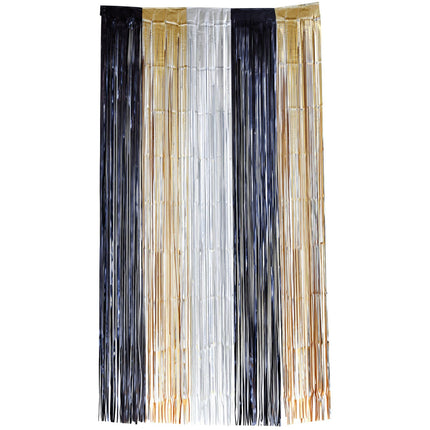 Feestbazaar Deurgordijn Folie Glamour Electrum (2x1m)