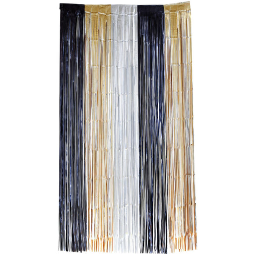 Feestbazaar Deurgordijn Folie Glamour Electrum (2x1m)